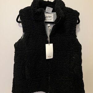 Dylan Black Fleece Vest